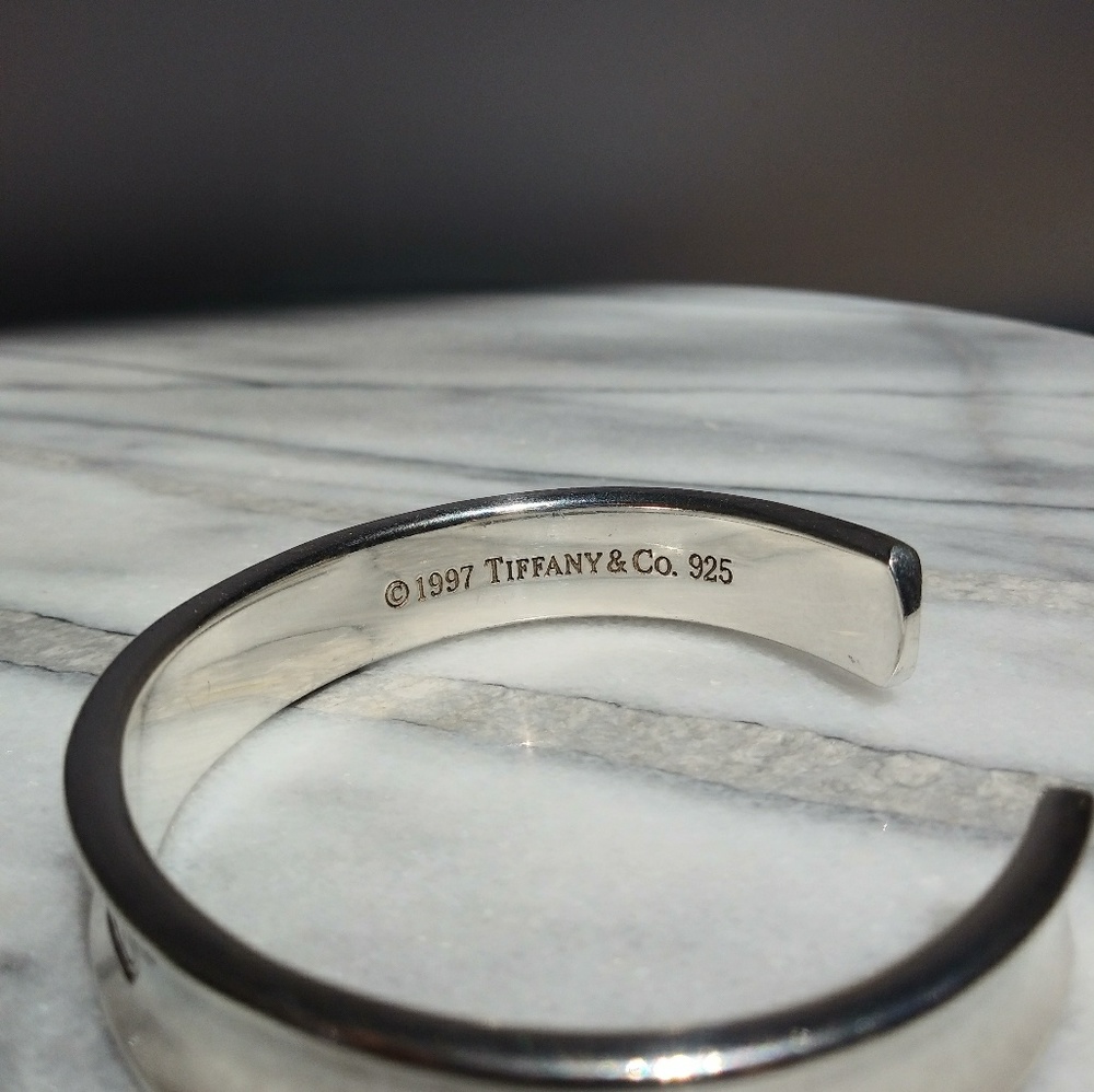 ✔SOLD Tiffany & Co. 1837 Silver 925 Cuff Bracelet - Picture 4 of 8